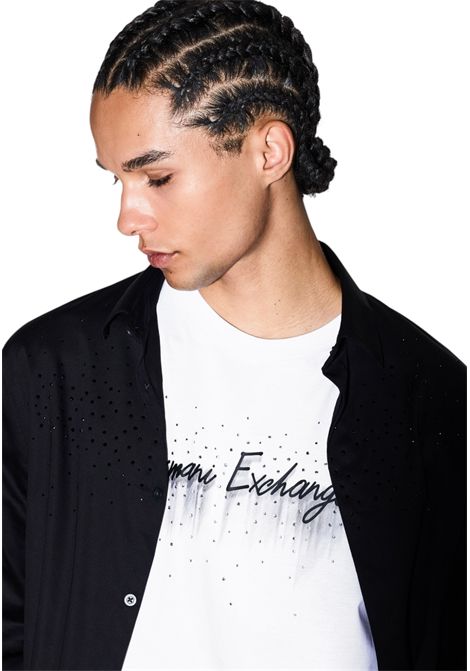 T-shirt regular fit con stampa spray ARMANI EXCHANGE | T-shirt | XM001462 AF10364U0002